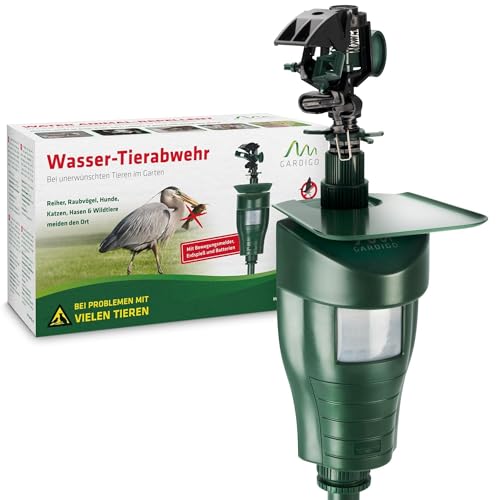 GARDIGO® Wasserstrahl Tiervertreiber I Vogelabwehr,...