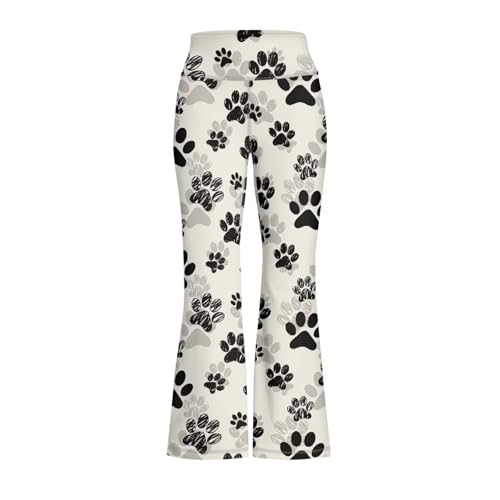 Girls Flare Athletic Leggings Comfy Activewear Child’s Stretchy Pants Bell Bottom Yoga Pants Stretch Tights for Gym