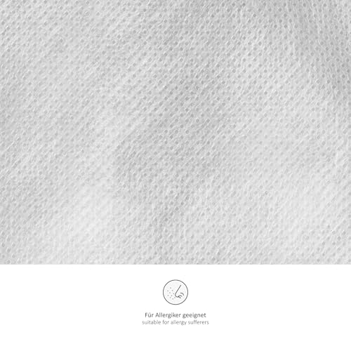 Bodyprotect Kopfkissen 80 x 80 cm 2er Set, Kissen Ecoline Spinnvlies, Doppelpack Bettwaren Set aus 100% Mikrofaser, waschbar, weiß