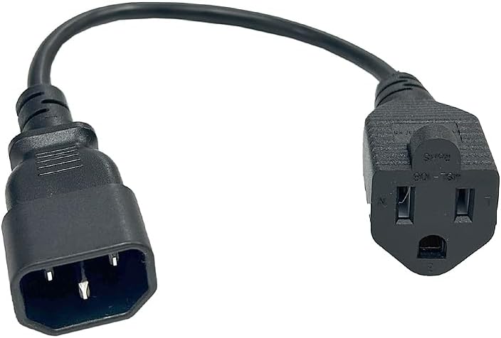 Cavo Adattatore NEMA 5-15R Femmina A C14 Maschio Per UPS | US - Foto 14