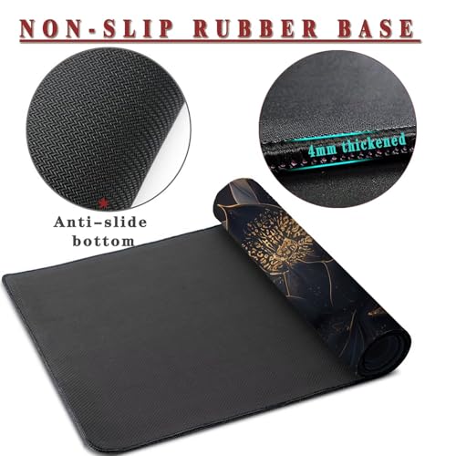 Grand épais mousepad 700x400x4mm de qualité supérieure avec revêtement imperméable