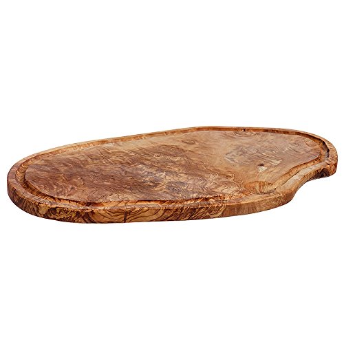 Just Ardoise rustique Planche à découper avec rainure 45 cm. Idéal pour préparation de cuisine à domicile
