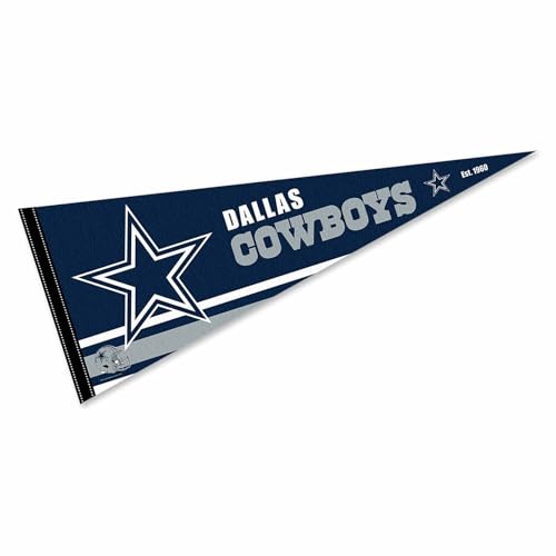 Image of Dallas Cowboys Pennant Banner Flag