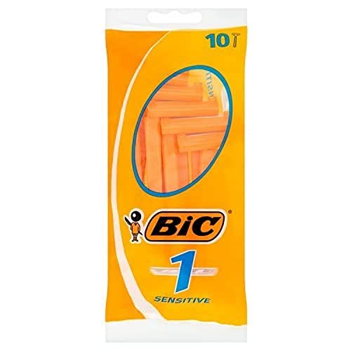 Image of BIC 1 Sensitive Single Blade Disposable Razors for Men