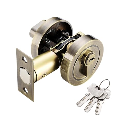 Serrure de porte cylindre unique adaptée à la maison et hôtel