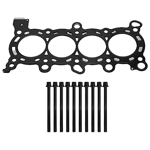 Image of Cylinder Head Gasket Set with Head Bolts Compatible with Honda Civic 2006-2015 DX LX EX GX HF EX-L 1.8L L4 SOHC HBK246 HGS246