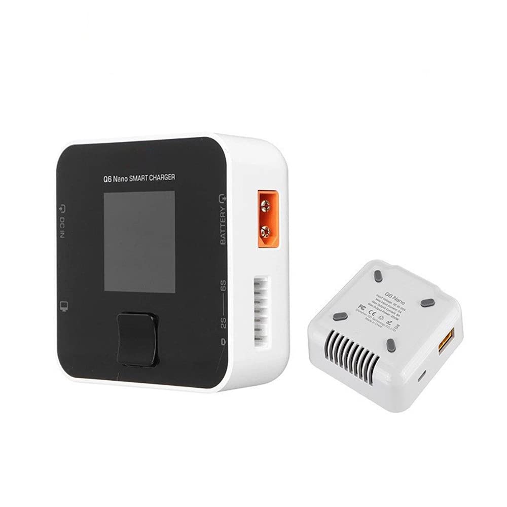 Caricabatterie RC Lipo 9A 200W Display LCD Caricabatterie Bilanciamento Compatibile con Life Lilon LiPo LiHv 1~6S Pb1~12S NiMh/Cd1~16S per 1/10 RC Auto RC Barca Drone