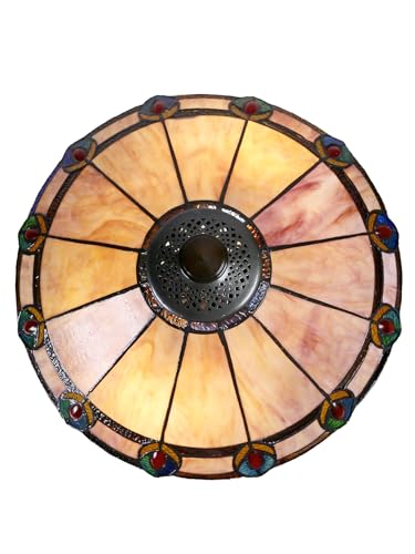 Dale Tiffany TT101081J Aldridge Peacock Table Lamp thumb #4