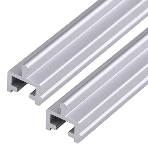 Aiwaiufu 6FT Sliding Screen Door Track Aluminum Bottom Track Replacement for Patio Screen Door Repair 3FT x 2
