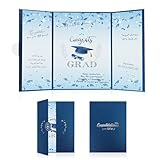 Graduation Guest Book 2026 Blue Graduation Decorations Class of 2026 Graduation Sign in Book to Sign Signature Board Grad Decor Party Supplies High School College Graduation Gifts for Her Him Women