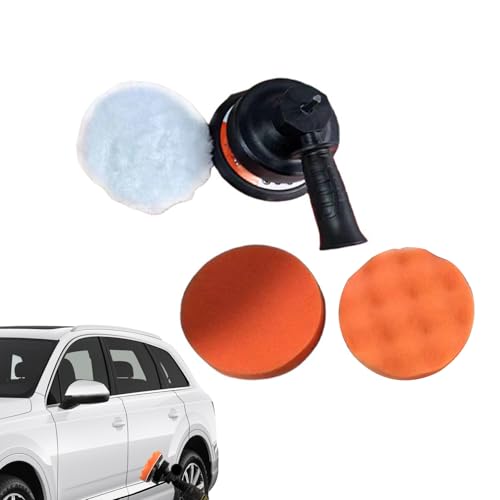 Almohadillas De Pulido - Accesorio Multifuncional De Lijado Profesional - Kit de Accesorio para Taladro | Para Faros Pintura Madera Ceramica Instalacion Limpieza Encerado Y Lijado