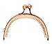 Produktbild Prym 615167 Taschenverschluss Olivia kupferfarbig gebürstet, Copper, Brown, 8,5 x 5,5cm