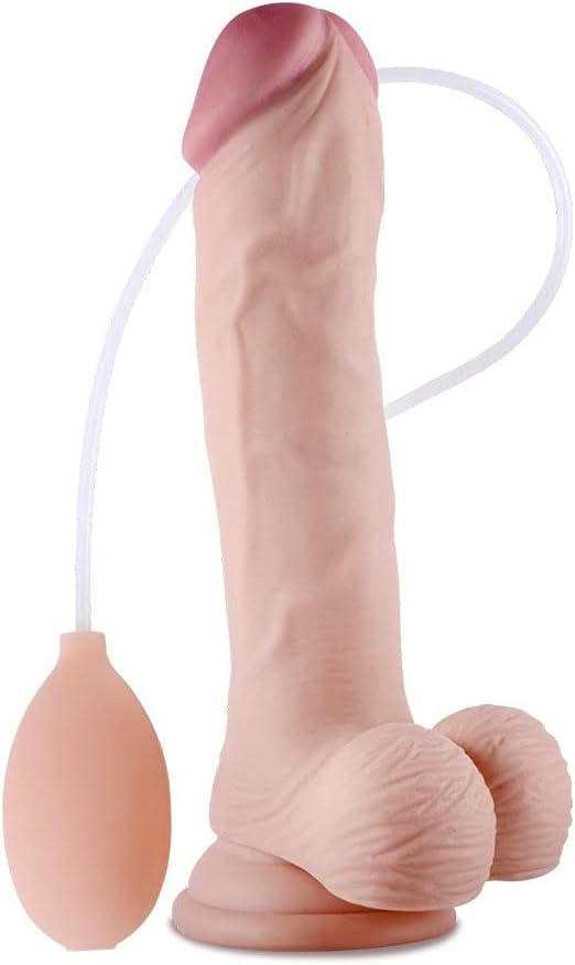 9 inch Squirting Dildo Ejaculating Cumming Dildo,Realistic Anal Dildo Anal Sex Toy Strap on Realistic Dildo Suction Cup Dildo Big Dildo