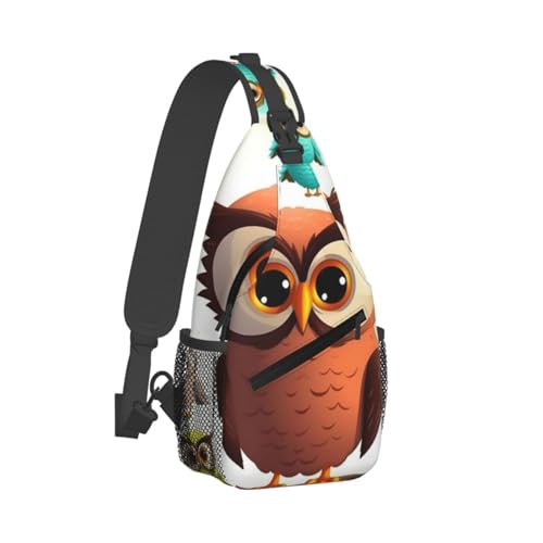 Bolso Cross Chest para hombres y mujeres, mochila bandolera deportiva miniatura 2