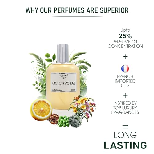 Image of GC Crystal | Luxury Women Eau De Parfum | Citrus Mossy Floral | Strong & Long Lasting Fragrance for Woman | Luxury Gift for Women | 100 ml