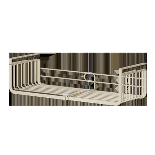 Cesta de almacenamiento ajustable para debajo del estante, estante expandible que ahorra espacio para armarios y escritorios extraíble, perfecto para cocina y oficina