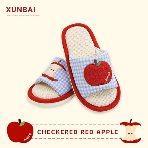 Cute Apple Slipper for Men and Women,Fruit Slides,Summer Shoes,Non-Slip Outdoor Indoor Cartoon Sandals4