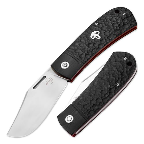 Boker Plus Bad Guy – Classic Slipjoint Knife with Nail Nick – D2 Clip Point Blade - Folding Knife with G10 Handle and Sheath – Tactical Pocket Folder with Bold Design & Textured Grip