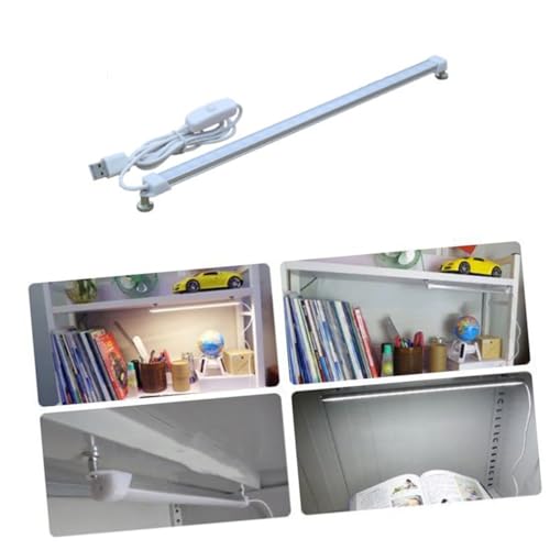 Angoily LED Eye Protection Light Tube Multi Functional USB Reading Light Bar for Bedroom and Kitchen Cabinet Warm White White Shell for Study and Emergency Use