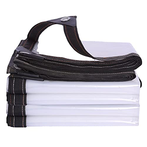 Lona transparente para plantas impermeable y resistente con cuerda de PE 2