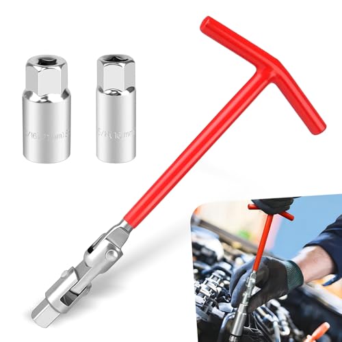 lekudo 3 PCS Automotive Spark Plug Socket Wrench with 5/8 