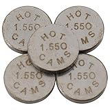 Hot Cams 1.55mm 5 Piece Shim Kit 5PK948155 for Arctic Cat 400 DVX, Honda CRF TRX, Kawasaki KFX KLX...