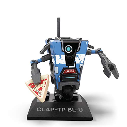 Figurine Borderlands CL4P-TP BL-U Mega Construx Black Series de collection
