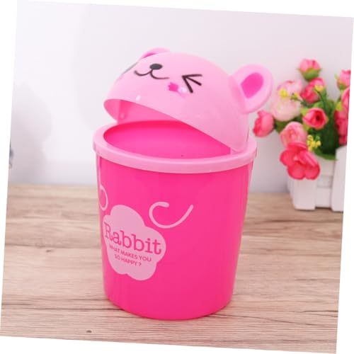 Bote de basura mini para escritorio estilo organizador miniatura 4
