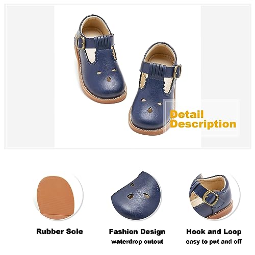 Image of Otter MOMO Toddler Little Boys Girl's Ankle Boots Side Zipper Lace-Up Outdoor Walking Shoes