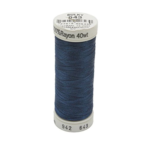 Hilo Rayon Sulky 250 yd Artic Sky 1 lb miniatura 1