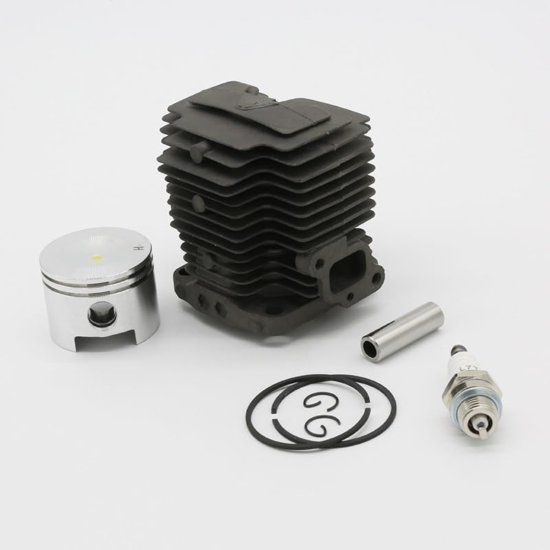 Pièces détachées pour le jardin Kit de bougies d'allumage à Piston cylindre 41.5mm 44MM, pièces de rechange for tête de cylindre de débroussailleuse Kawasaki TH43 TH48 KBH48 Kbl48 Pièces détachées pou