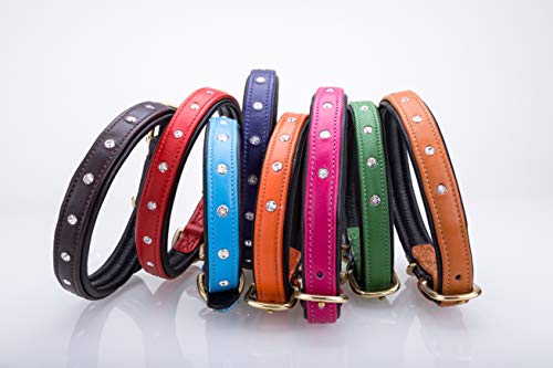 Collier chien cuir rouge Swarovski : offrez-lui le plus beau des bijoux - 2