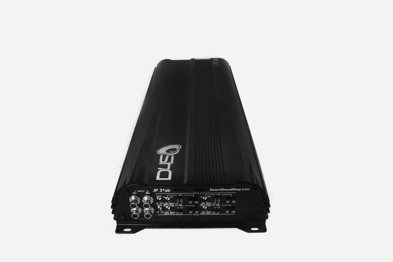 Amazon.com: DOWN4SOUND JP34 AB Black Gloss 4 Channel Car Audio
