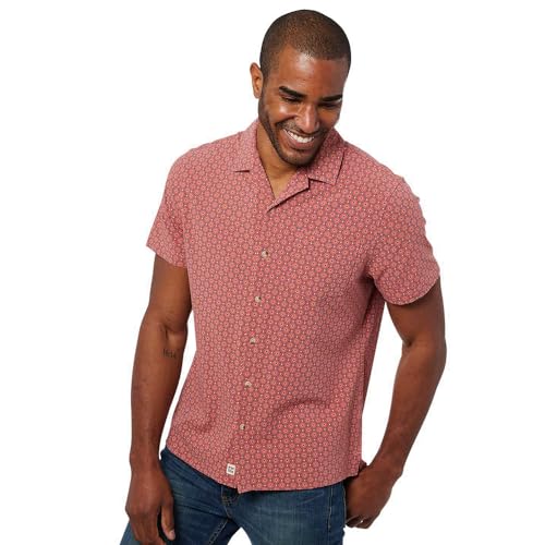 Fair Harbor The Casablanca Camp Shirt –– Men's All-Day Wear Shirt –– Lightweight and Breathable Wrinkle Resistant Fabric, UPF 30 Sun Protection