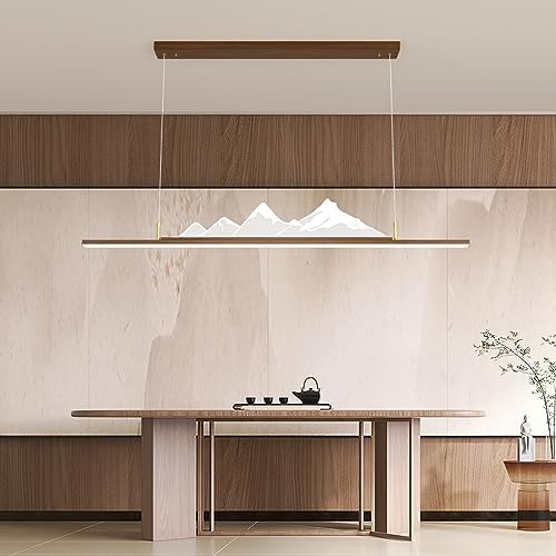 Suspension LED linéaire dimmable pour îlot de cuisine moderne