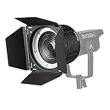 Aputure Fresnel 2X Lens Mount with Barn Door Honeycomb Grid and 4 Color Filters and Pergear Soft Diffuser for Aputure 120D Mark 2 Aputure 300D Aputure 120D and Other Bowen-S Mount Continuous Lights