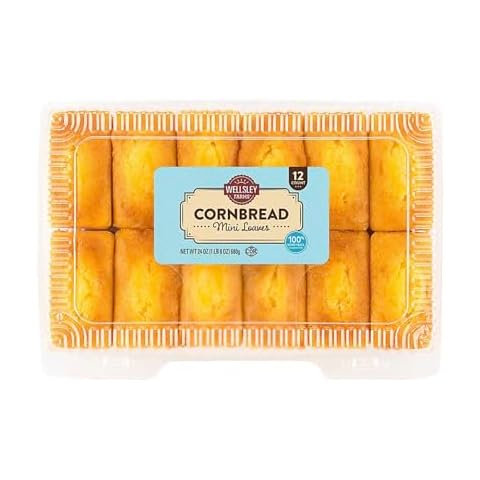 Mini Cornbread Loaves 24 counts/ 2oz each Cover
