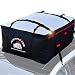 JUSTINCASE Rooftop Cargo Carrier - Car Top Carrier – Roof Bag -19 Cubic Feet – Heavy Duty, Waterproof Bag for Extra Car Roof Storage – Straps & Hooks Included, Works Without Roof Rack or Side Rails