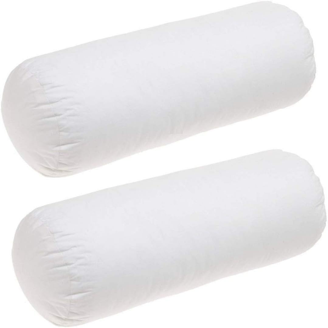 Somer Field – Super Soft Fiber Filled Bedding Bolster, Quality Vacuum Packed White Bed Pillow Insert 02 Pc - Indoor Decorative Pillows - Best Buy - White… (16 X 40 Inch)(40 X 100 CM)