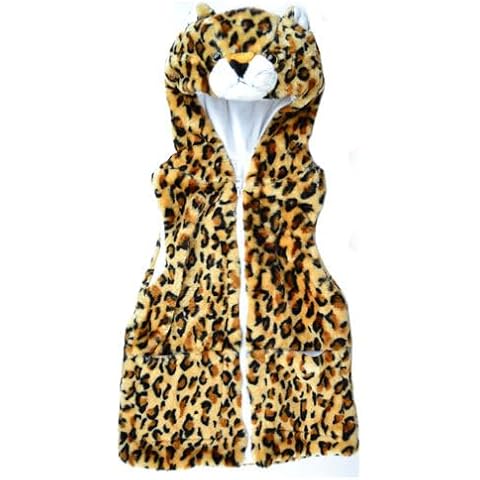 BARGAINS-GALORE Kids Animal Fleece Gilet Cover