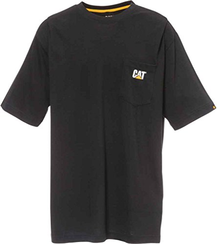 Caterpillar Logo Pocket T-Shirt, Black, X-Large