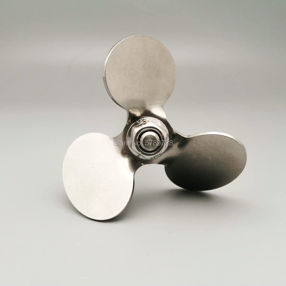 1 Juego de Palas de Acero Inoxidable for Laboratorio de 40mm a 120mm de diámetro, Pala de Tres Palas con Varilla agitadora (Size : 60mm Blade with Rod)