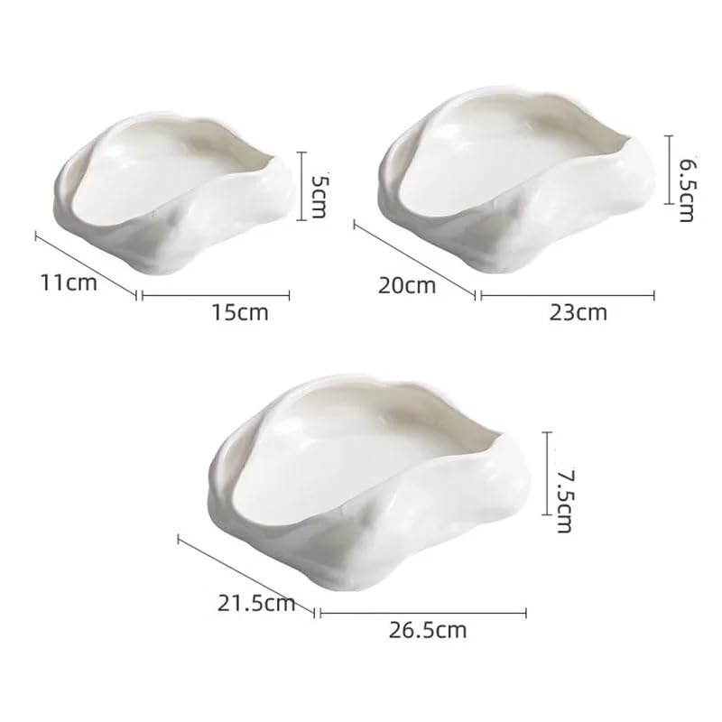 Piatti Cena Piatto in ceramica Piatto da zuppa da ristorante Piatto da dessert Piatto da snack Piatto da sushi Piatto freddo Stoviglie Forniture Per Feste(C 10.4 inch)