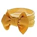 ASDFK Fascia elastica con fiocco, 1 fascia elastica per capelli, in tinta unita, per neonati, ragazzi/ragazzi/bambini, idea regalo per bambini, Giallo, Taglia unica