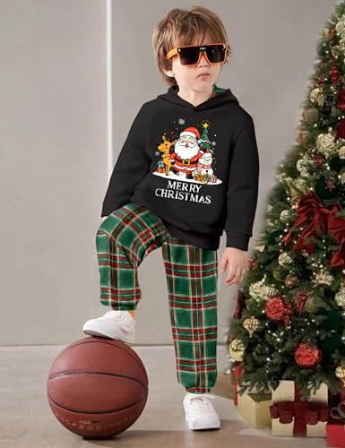 Image of Von kilizo Toddler Baby Boy Clothes Fall Outfits Cute FashionsHoodie Sweatsuit Top+Tie-Dye Pants 2PCS Set