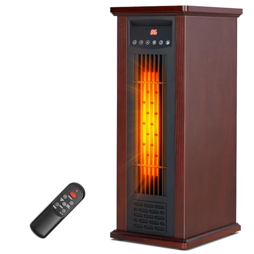 LifePlus Infrared Space Heater with Remote & Safety