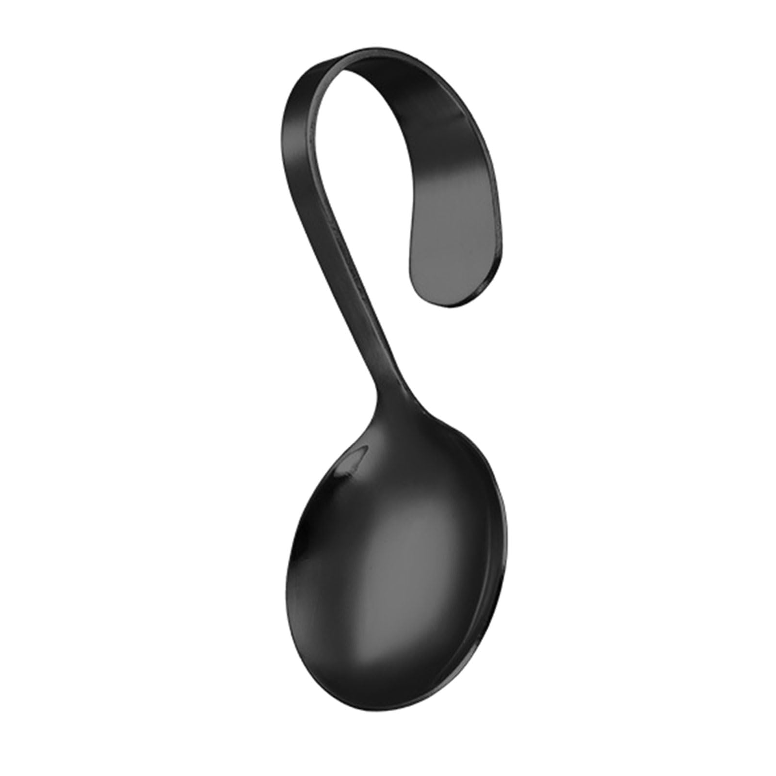 Tsophreniq Premium Metal Textured Spoon for Social Gatherings and Ethnic Cooking Presenting Smooth Profile Tableware Rustless Bend Spoon