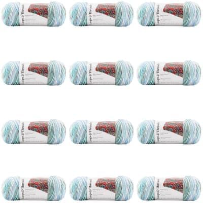 MICHAELS Bulk 12 Pack: Soft ClassicTM Multi Ombre Yarn by Loops & Threads