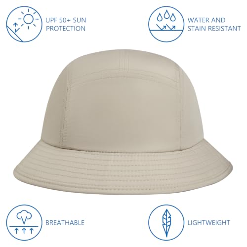 Image of BASSDASH UPF50+ Fishing Bucket Hat for Men Women Lightweight Water Resistant Packable Outdoor Summer Sun Hats FH13