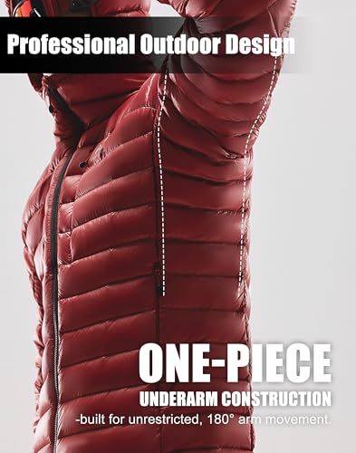 Image of Pioneer Camp 850 Fill Goose Down Jacket Men Lightweight Packable Puffer Jacket with Hood Insulated Warm Winter Puffy Coat